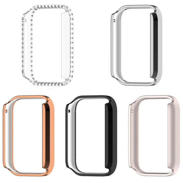 Hollow PC Protective Case with Rhinestones for Xiaomi Mi Band 9 Pro