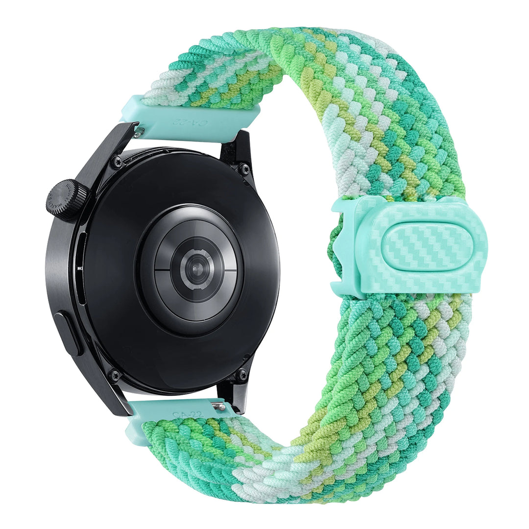 Nylon Braided Loop Watch Strap 20-22mm for Samsung Galaxy Watch & Huawei GT Series