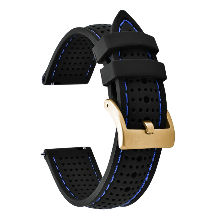 NATOBELT Soft Porous Rubber Watch Strap – Quick Release (18-22mm)