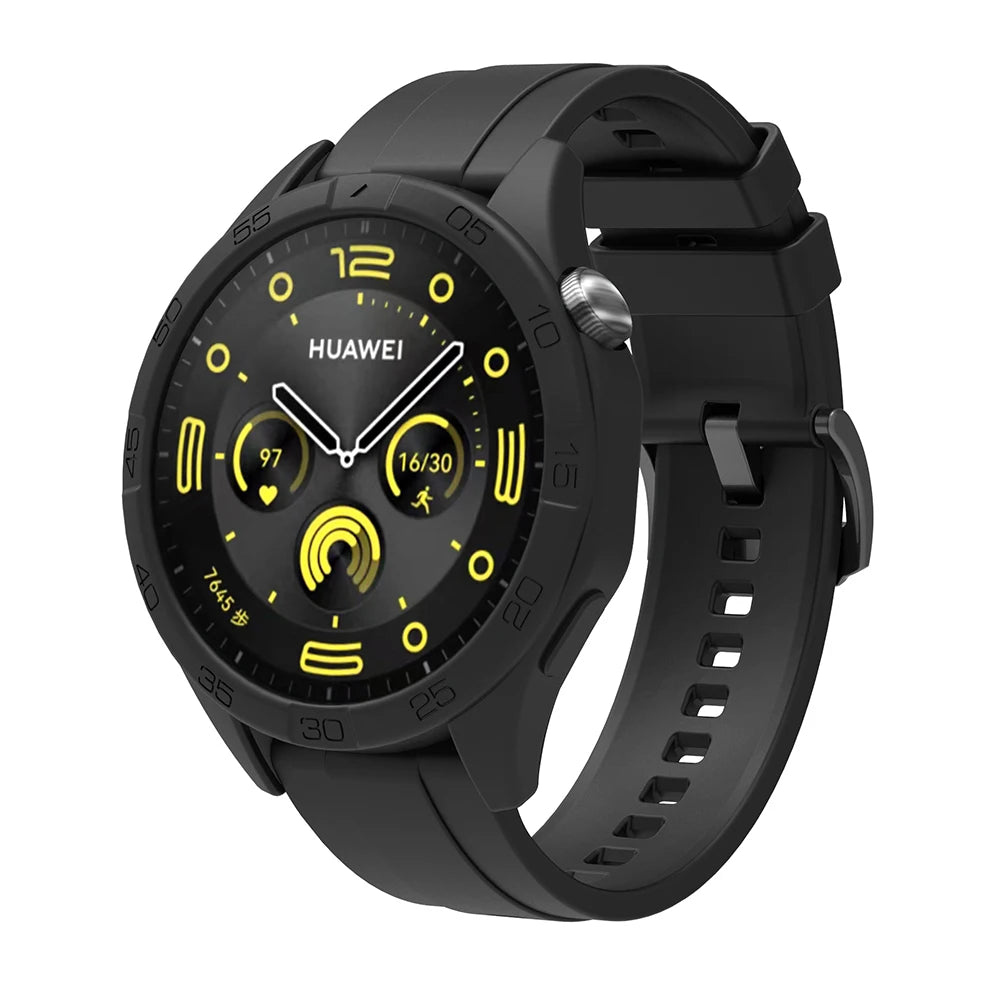 Silicone Strap & Protective Case for Huawei Watch GT4/GT5/GT6 – 46mm