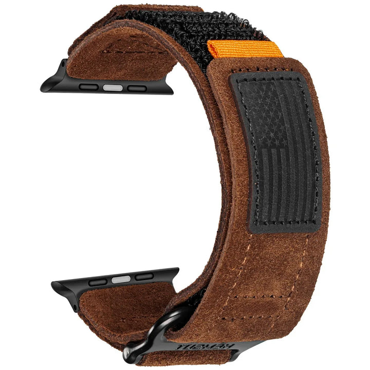 HEMSUT For Apple Ultra Watch Band 45 49mm Leather Fashions Retro Wrist Straps Compatibility ultra2 Iwatch SE 40 41 42 44mm