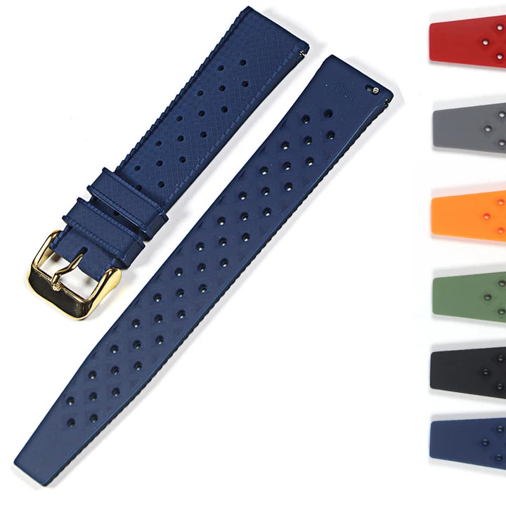 Tropical Rubber Quick-Release Watch Strap – 18–22mm