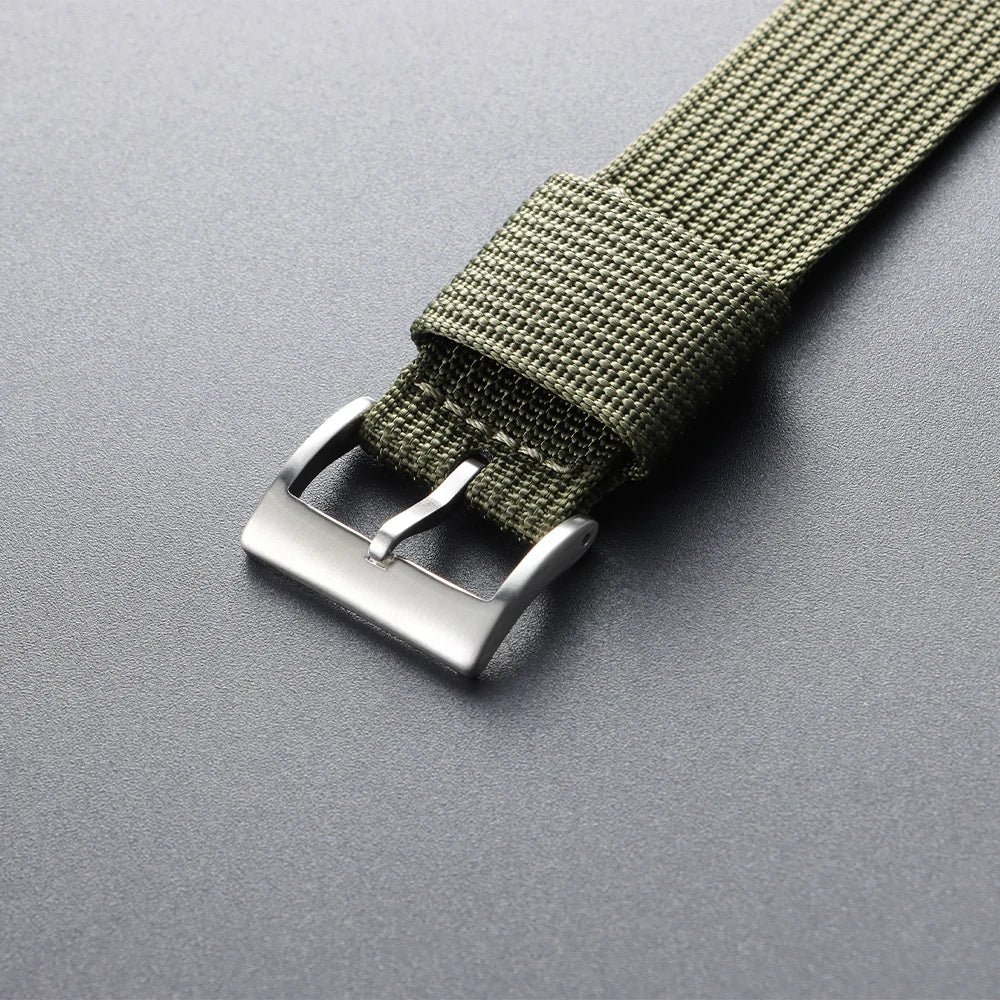Nylon Watch Strap (18–22mm) – Breathable Sport Canvas