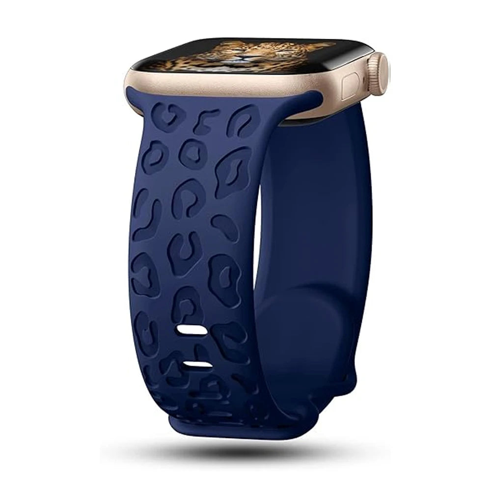 Straps For Apple Watch Band 45mm 44mm 46mm 42mm 41mm 40mm 49mm Engraved correa bracelet iwatch series 11 10 9 8 7 SE 6 5 Ultra 3