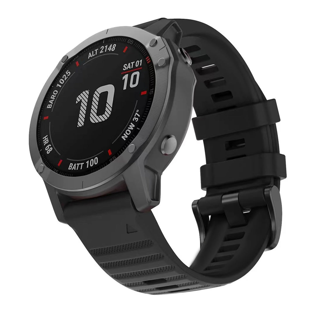 QuickFit Silicone Strap for Garmin Fenix & Epix (20-26mm)