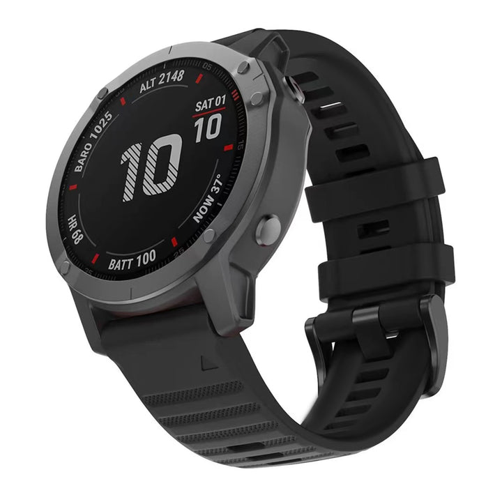 QuickFit Silicone Strap for Garmin Fenix & Epix (20-26mm)