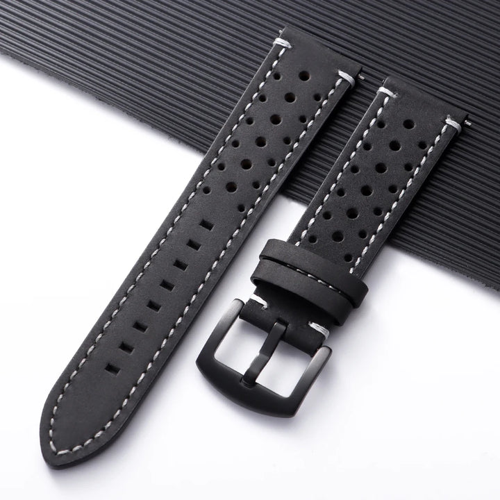 Soft Cowhide Leather Watch Band 18–24mm for Huawei Watch GT4/GT5