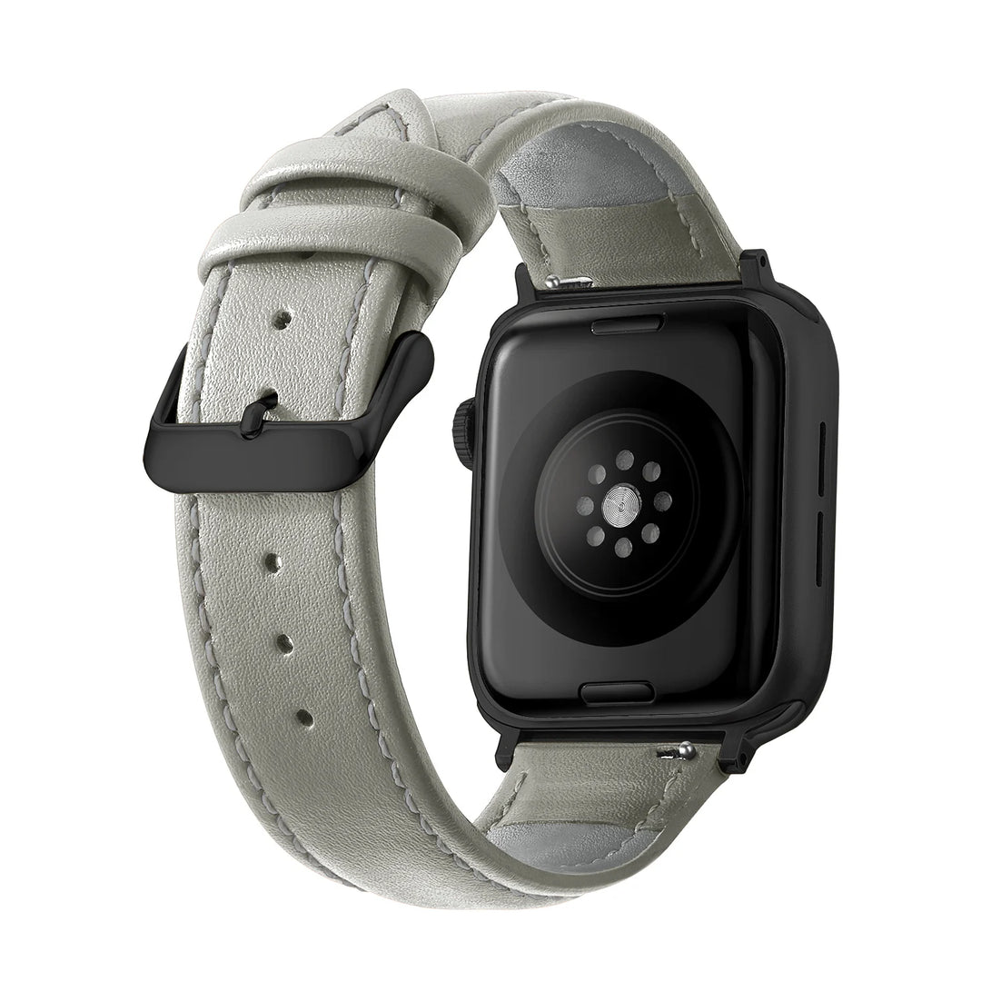 Genuine Leather Apple Watch Band 40–49mm for iWatch Series 3–8 & Ultra