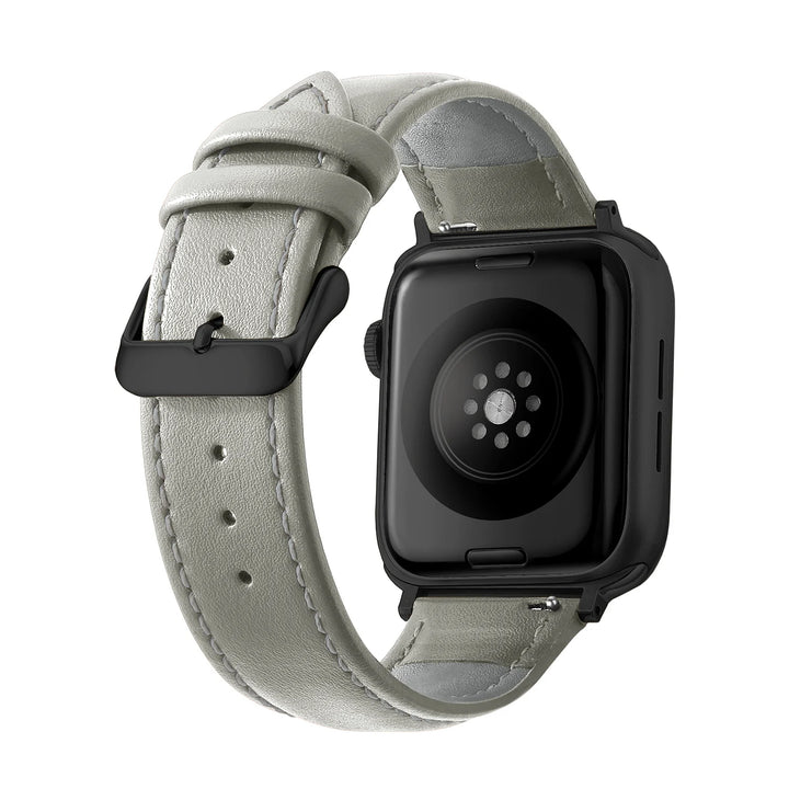 Genuine Leather Apple Watch Band 40–49mm for iWatch Series 3–8 & Ultra