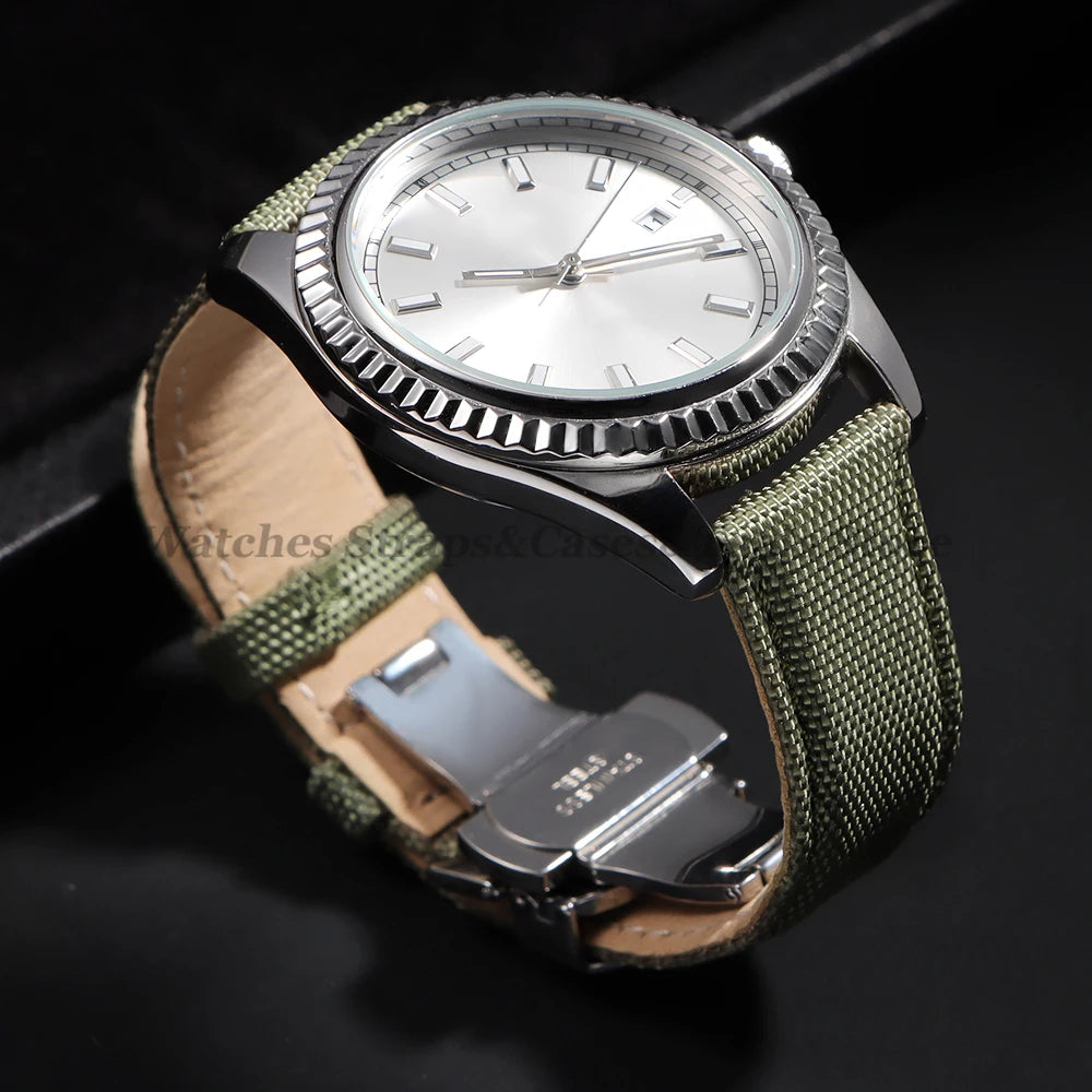 Sailcloth Nylon Watch Strap – 20-22mm Butterfly Buckle