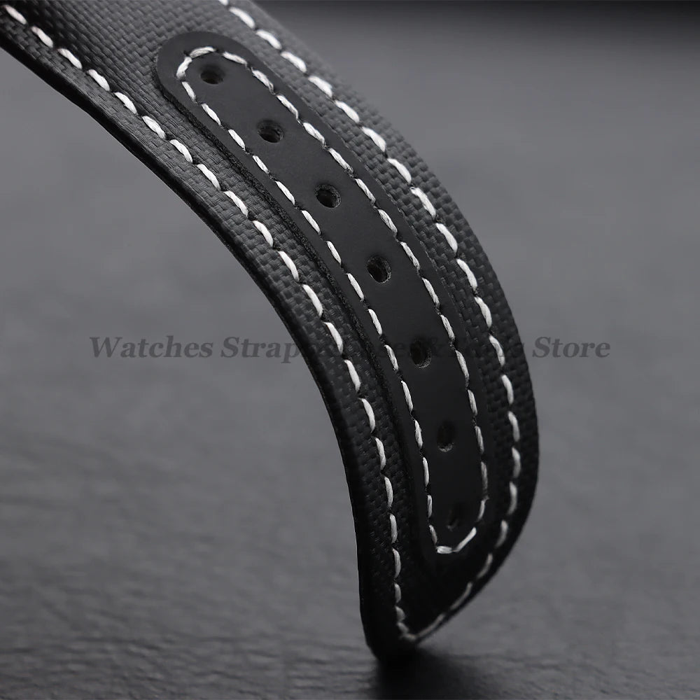Sailcloth Nylon Strap (20–22mm) – Folding Buckle