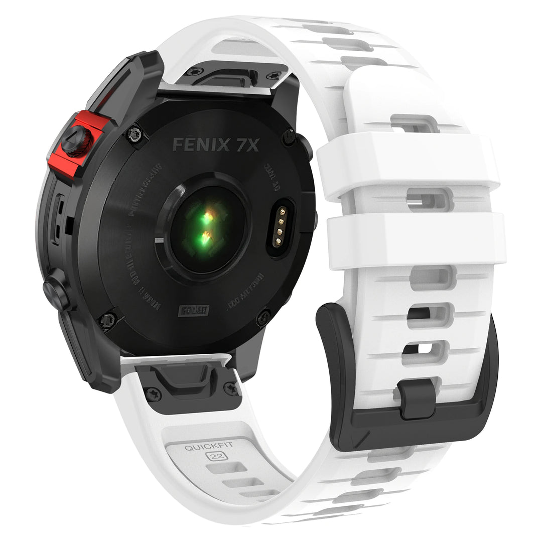 QuickFit Silicone Strap for Garmin Fenix, Epix & Enduro (22-26mm)