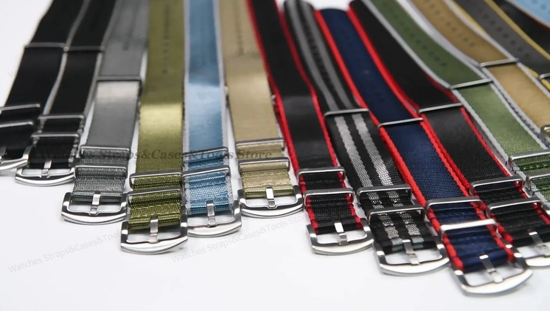 18mm 20mm 22mm Soft Nylon Watchband Bracelet Army Military Men Sport Strap for Omega 007 for Seamaster 300 Replacement Wristband