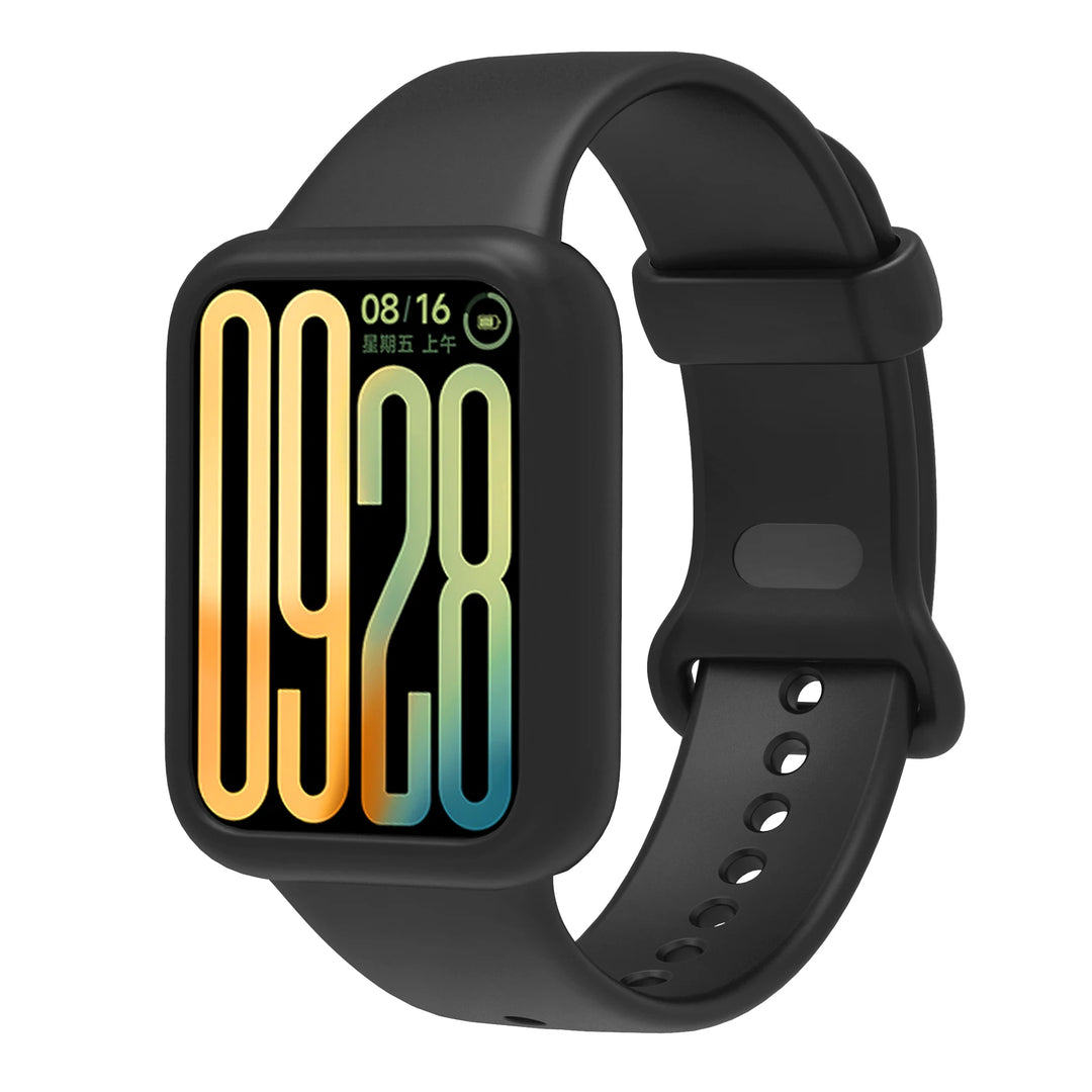 Silicone Strap with Protective Case for Xiaomi Mi Band 9 Pro