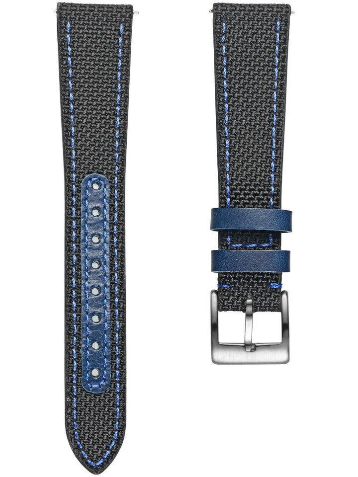 HEMSUT Ballistic Nylon Quick-Release Watch Strap (18-22mm)