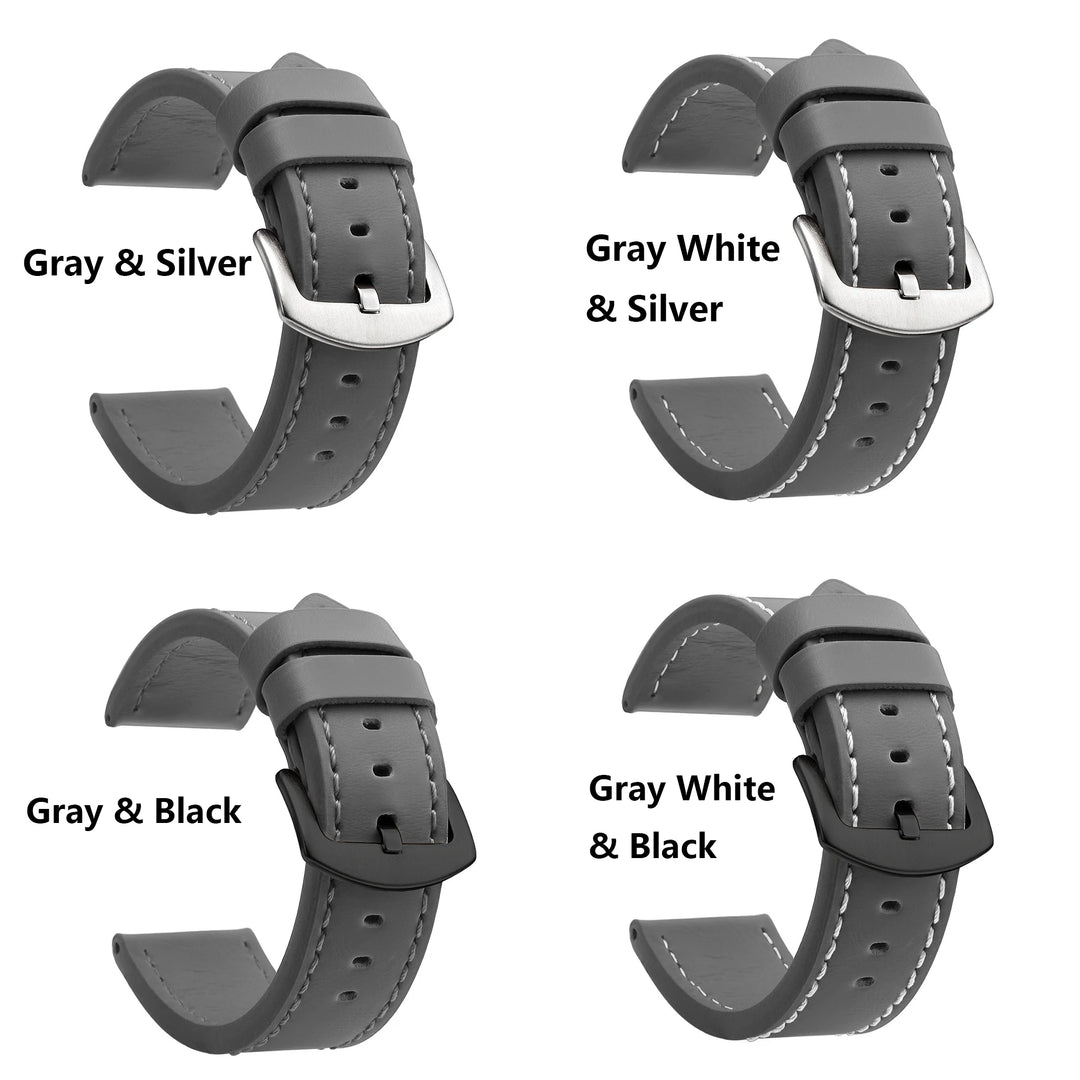 SAMCO Vintage Leather Watch Band 18–24mm