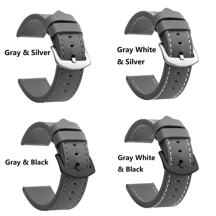 SAMCO Vintage Leather Watch Band 18–24mm