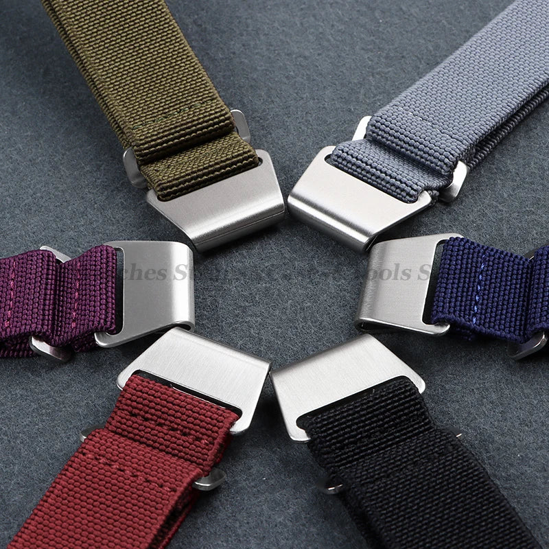 Elastic Nylon Watch Strap 18/20/22mm (Sport Band)
