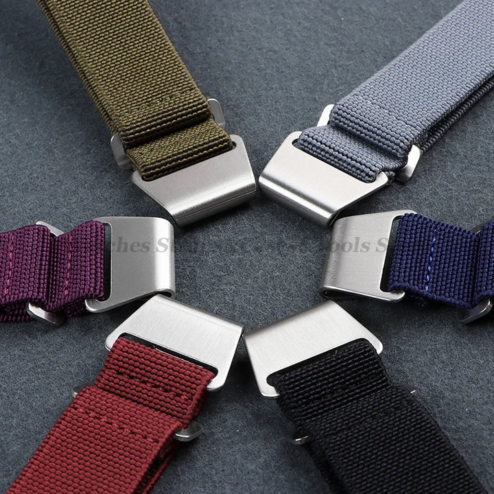 Elastic Nylon Watch Strap 18/20/22mm (Sport Band)