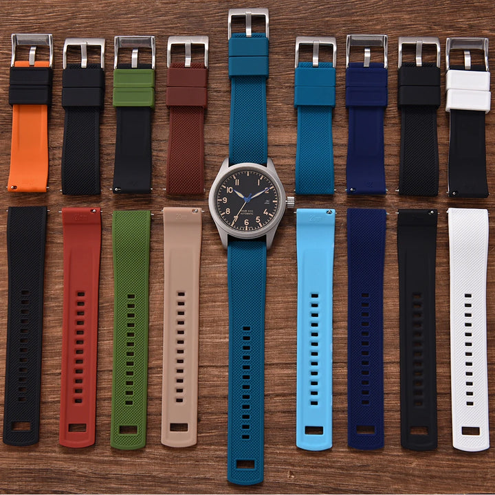 JUELONG Premium Silicone Watch Band Quick Release Rubber Watch Strap 20mm Watch Strap Watch Replacement Watchband