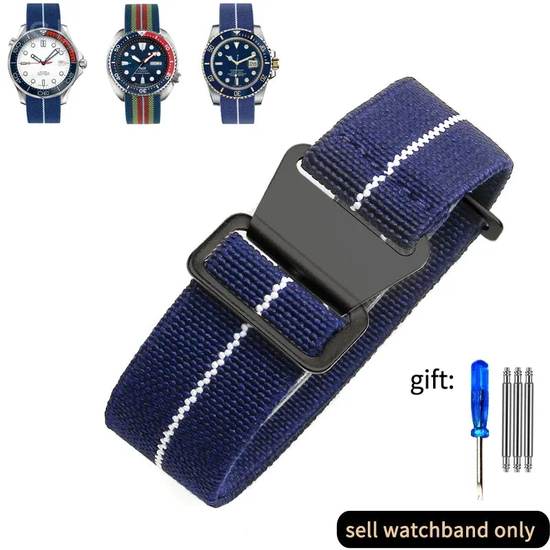 French Army Nylon Watch Band 18–22mm