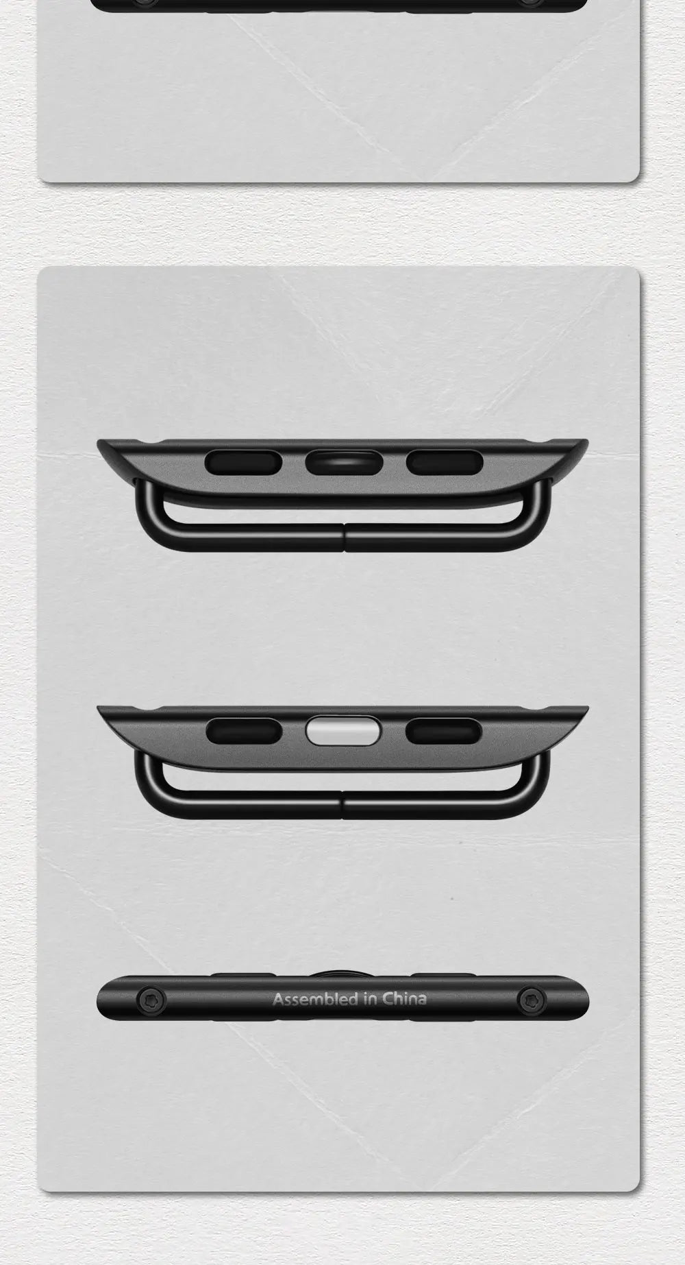 2pcs Original 1:1 Apple Watch Series 10 Ultra Adapter For Apple Watch Strap 49mm 46mm 42mm Stainless Steel Connector