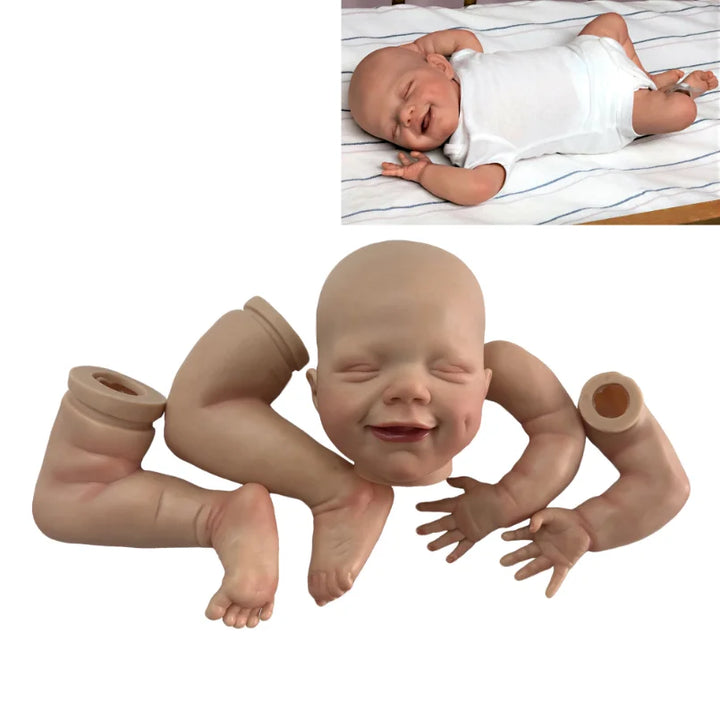 18″ April Smile Customizable Reborn Doll Kit – Semi‑Finished Painted Parts