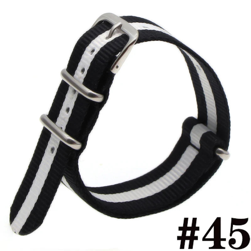 Waterproof Nylon Watch Strap (16-22mm)