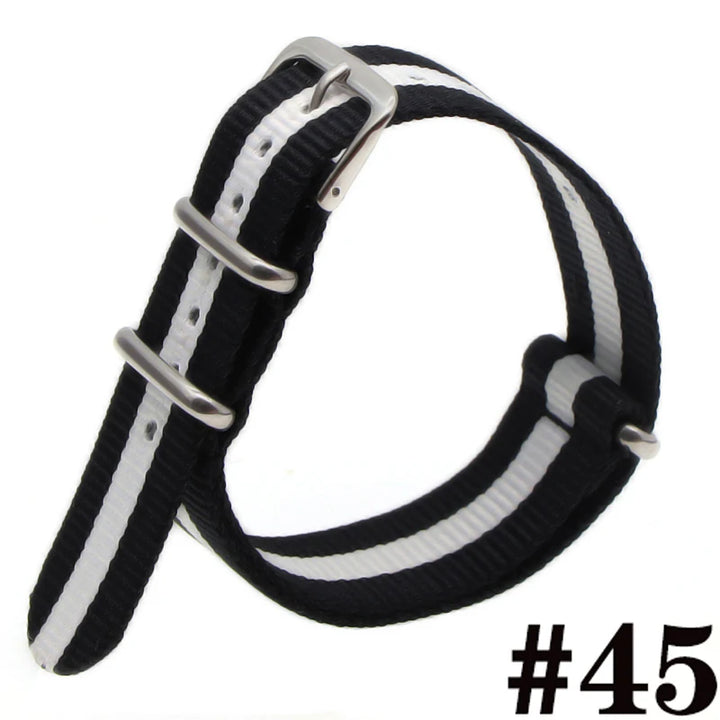 Waterproof Nylon Watch Strap (16-22mm)