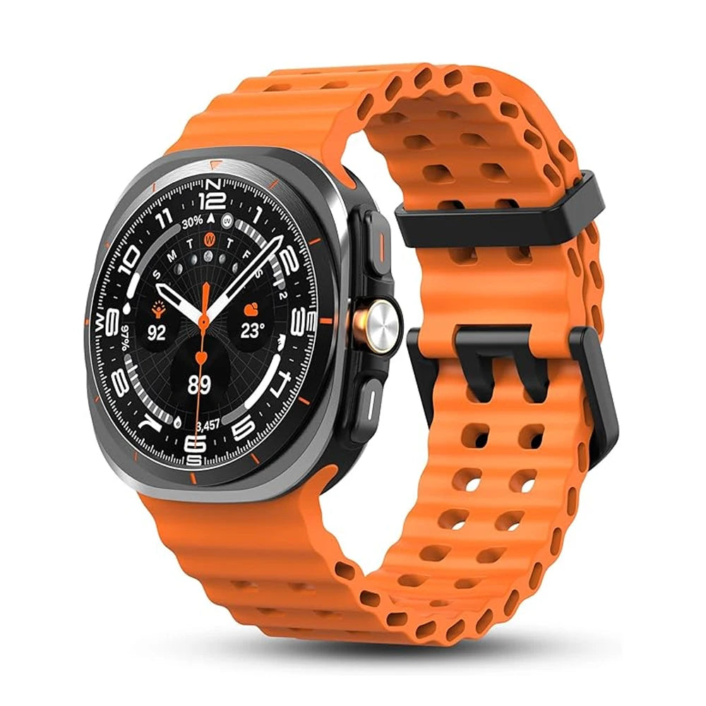 Marine Silicone Samsung Galaxy Watch Strap – 47mm Sport for Galaxy Watch 7 Ultra