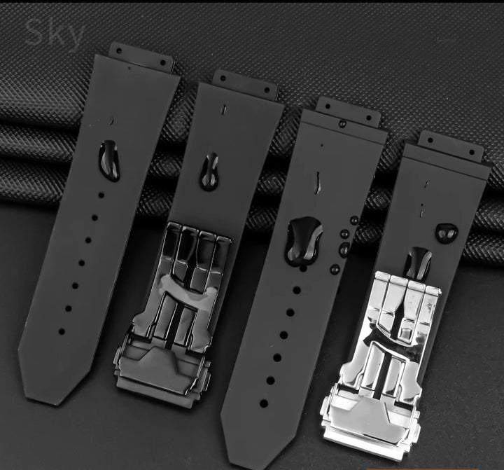 Waterproof Sports Silicone Watch Band 24x17 & 26x19mm (Men & Women)