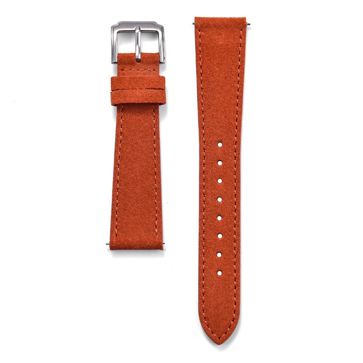 NATOBELT 18–22mm Classic Suede Leather Watch Strap – Vintage Quick Release Band
