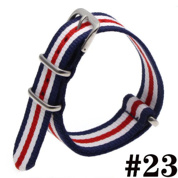 Waterproof Nylon Watch Strap (16-22mm)