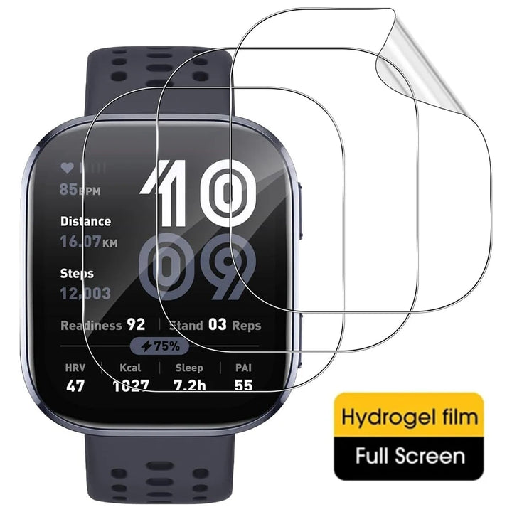 3-Pack Hydrogel Screen Protector for Amazfit Bip 5/6