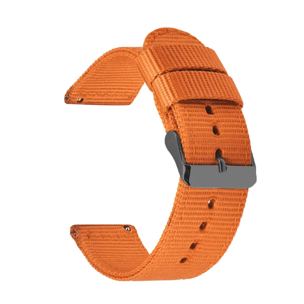 18mm 20mm 22mm 24mm Quick Release Watch Band Canvas Nylon Watch Strap for Garmin Fenix 5x Gps for Huawei Gt2 Wristband Bracelet
