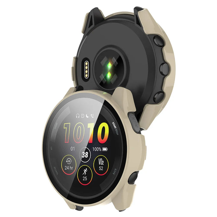 PC+Glass Full Protective Case for Garmin Forerunner 265/265S