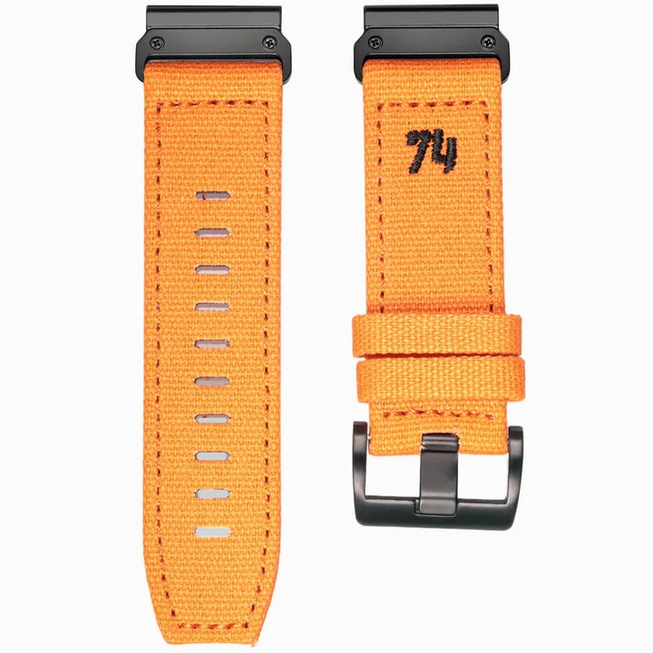 HEMSUT Canvas Quickfit Watch Band for Garmin (22-26mm)