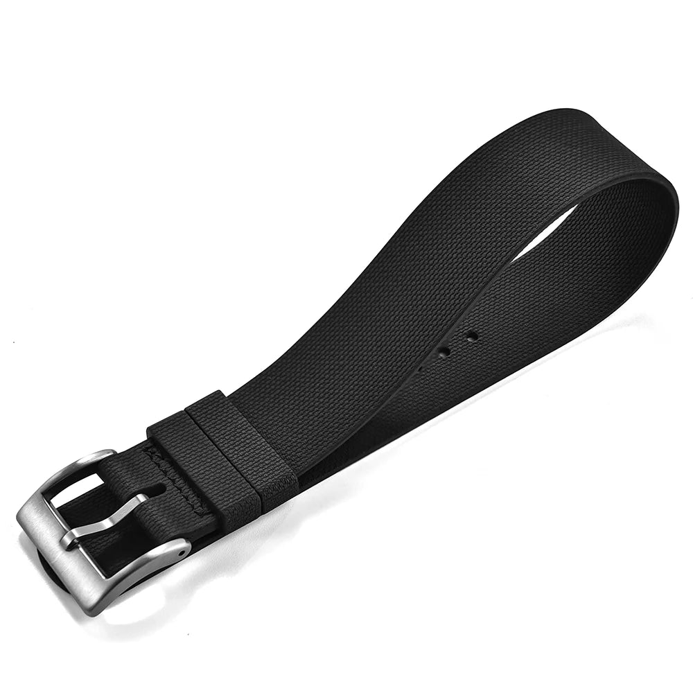 Fit For Tudor Style Ranger Rolex Daytona Fluororubber Watch Strap 20mm 21mm 22mm Waterproof Super Soft FKM Belt Watch Band