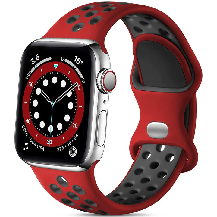 Silicone Apple Watch Band – Multi‑Size (38–49mm)