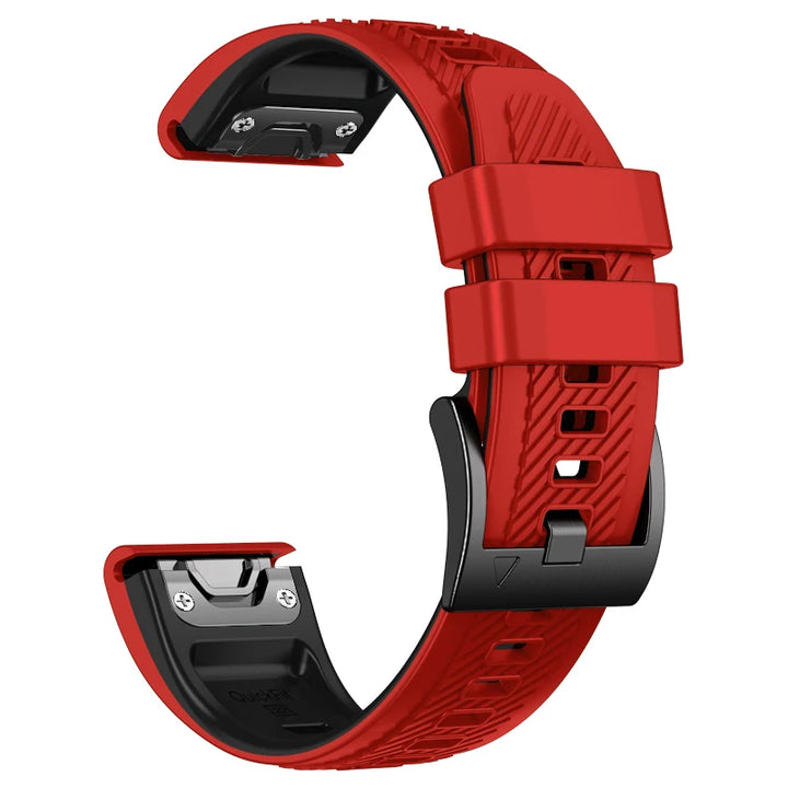 QuickFit Silicone Watch Strap 22/26mm for Garmin Fenix, MARQ, Epix & D2 Series