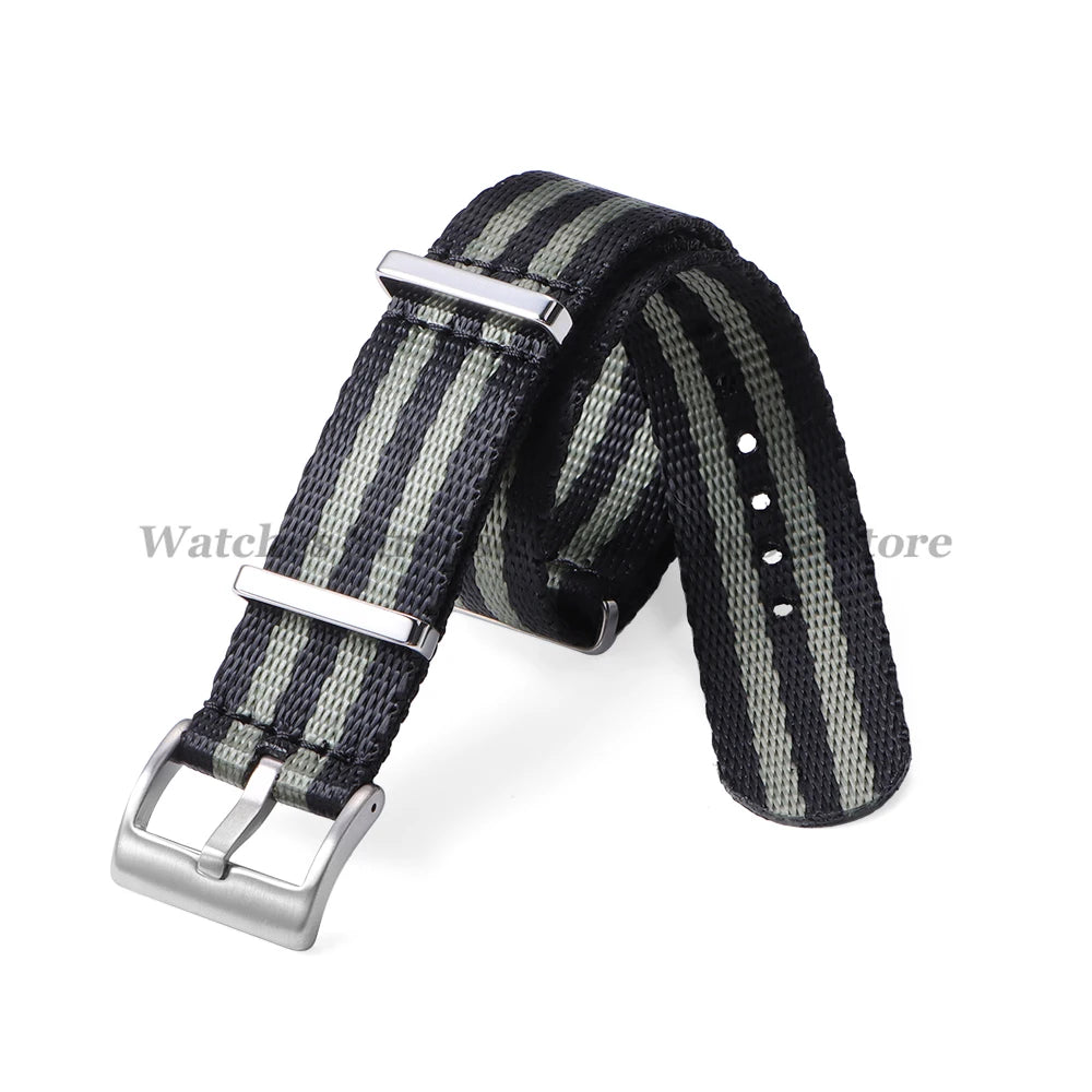 18mm 20mm 22mm Soft Nylon Watchband Bracelet Army Military Men Sport Strap for Omega 007 for Seamaster 300 Replacement Wristband