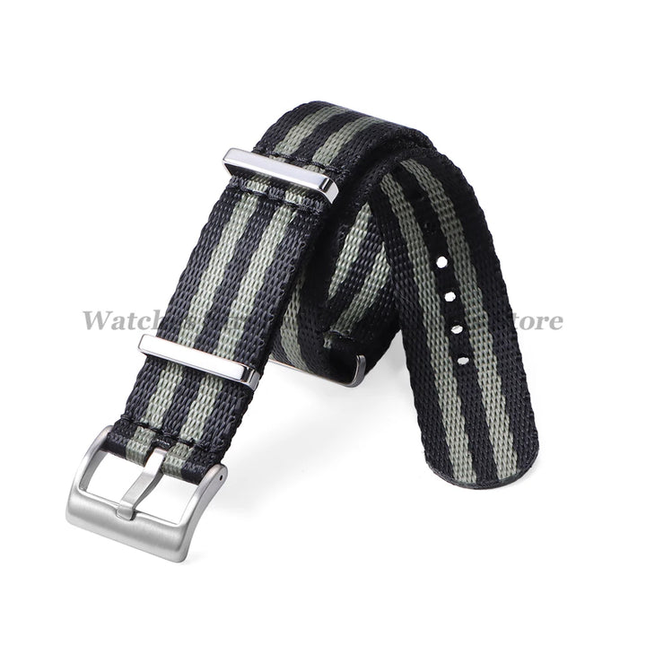 18mm 20mm 22mm Soft Nylon Watchband Bracelet Army Military Men Sport Strap for Omega 007 for Seamaster 300 Replacement Wristband