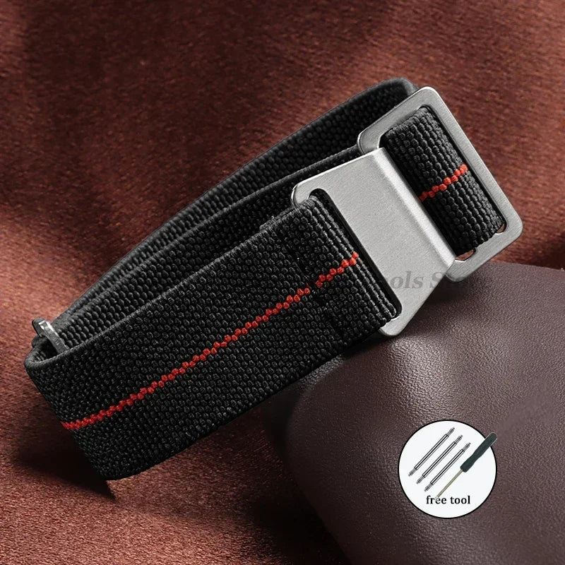 Elastic Nylon Watch Strap 18/20/22mm (Sport Band)