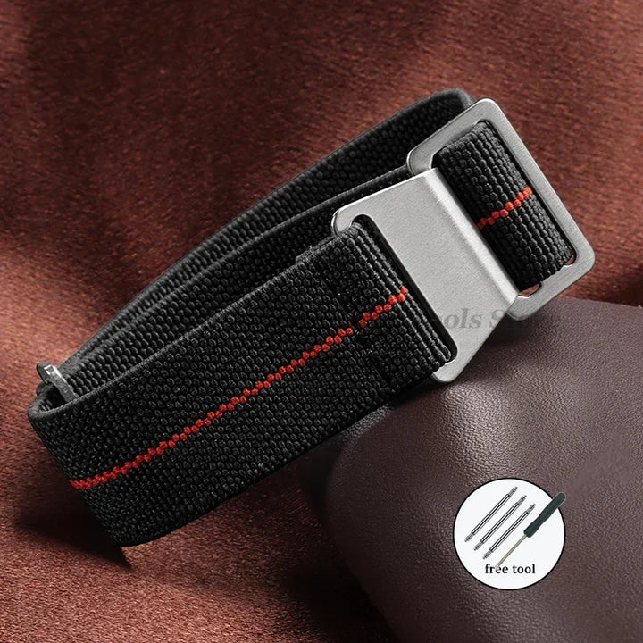 Elastic Nylon Watch Strap 18/20/22mm (Sport Band)