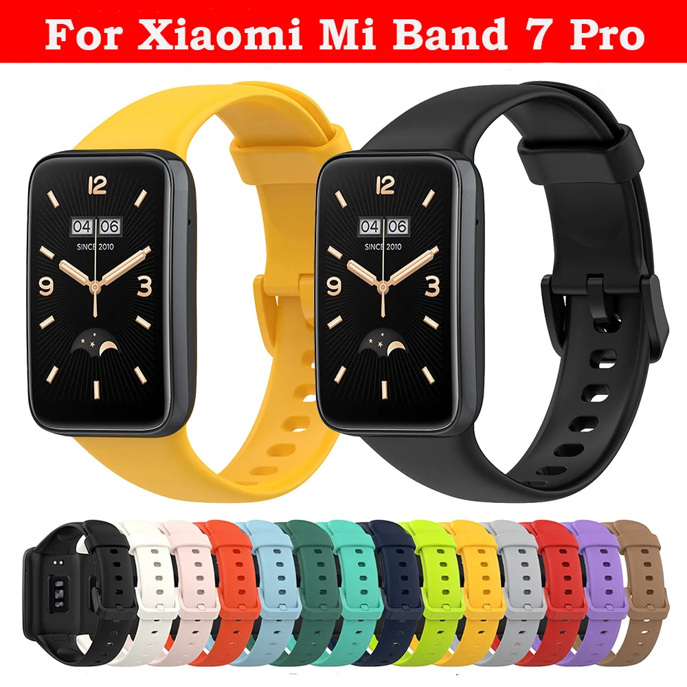 TPU Strap with Protective Case for Xiaomi Mi Band 7 Pro