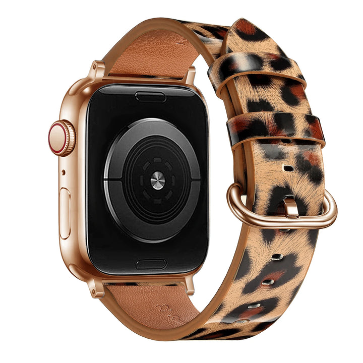 Leopard Print Apple Watch Band (38–49mm)