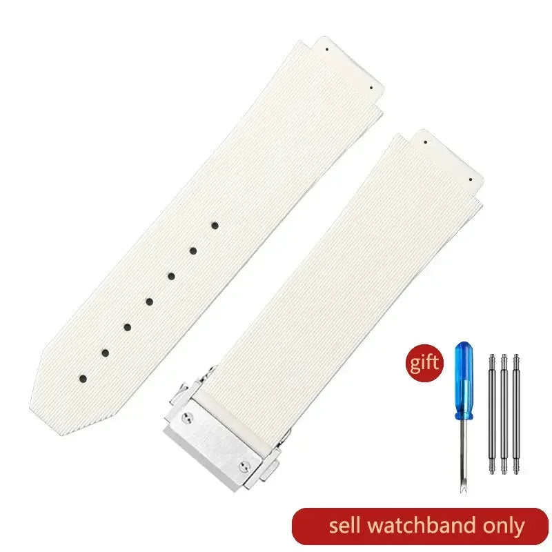 Waterproof Sports Silicone Watch Band 24x17 & 26x19mm (Men & Women)