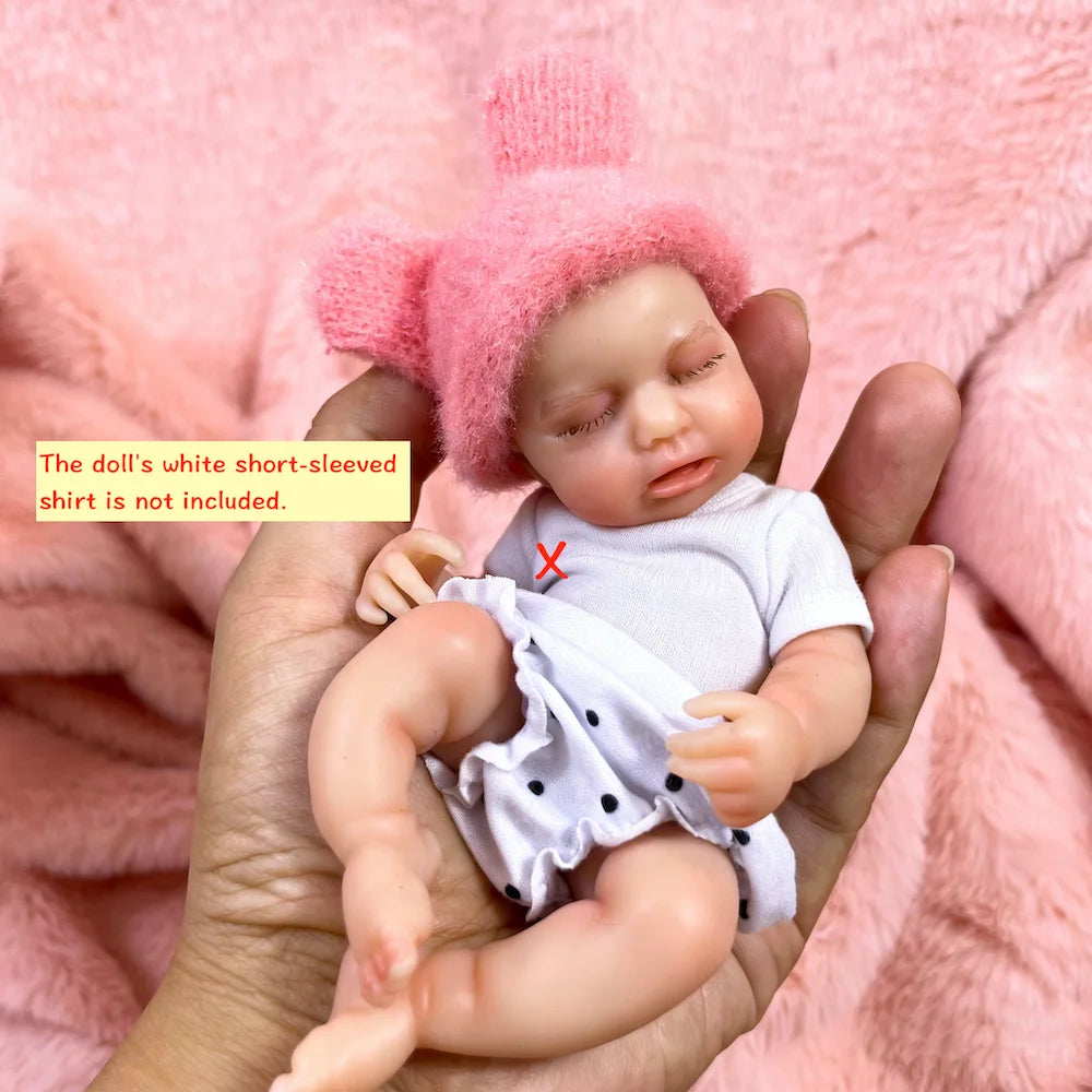 6" Mini Silicone Loulou Reborn Baby Doll