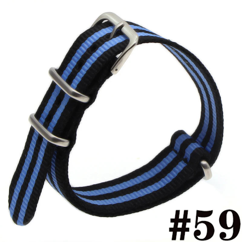 Waterproof Nylon Watch Strap (16-22mm)