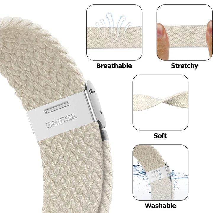 Strap For Apple watch band 46mm 45mm 44mm 49mm 40mm 41mm 42mm Braided loop correa bracelet iWatch series 10 8 9 7 5 se 6 4 Ultra